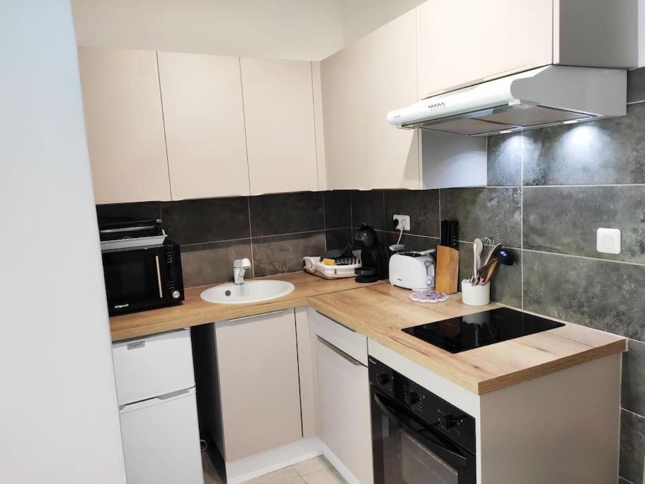 Menton, Appartement/Jardin, Proche Mer Et Centre Exteriör bild